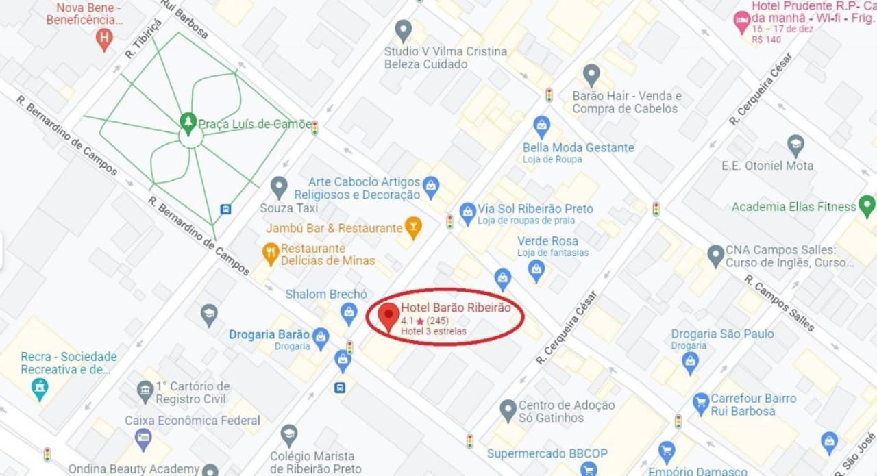 Hotel Barao Ribeirao Ribeirão Preto Kültér fotó